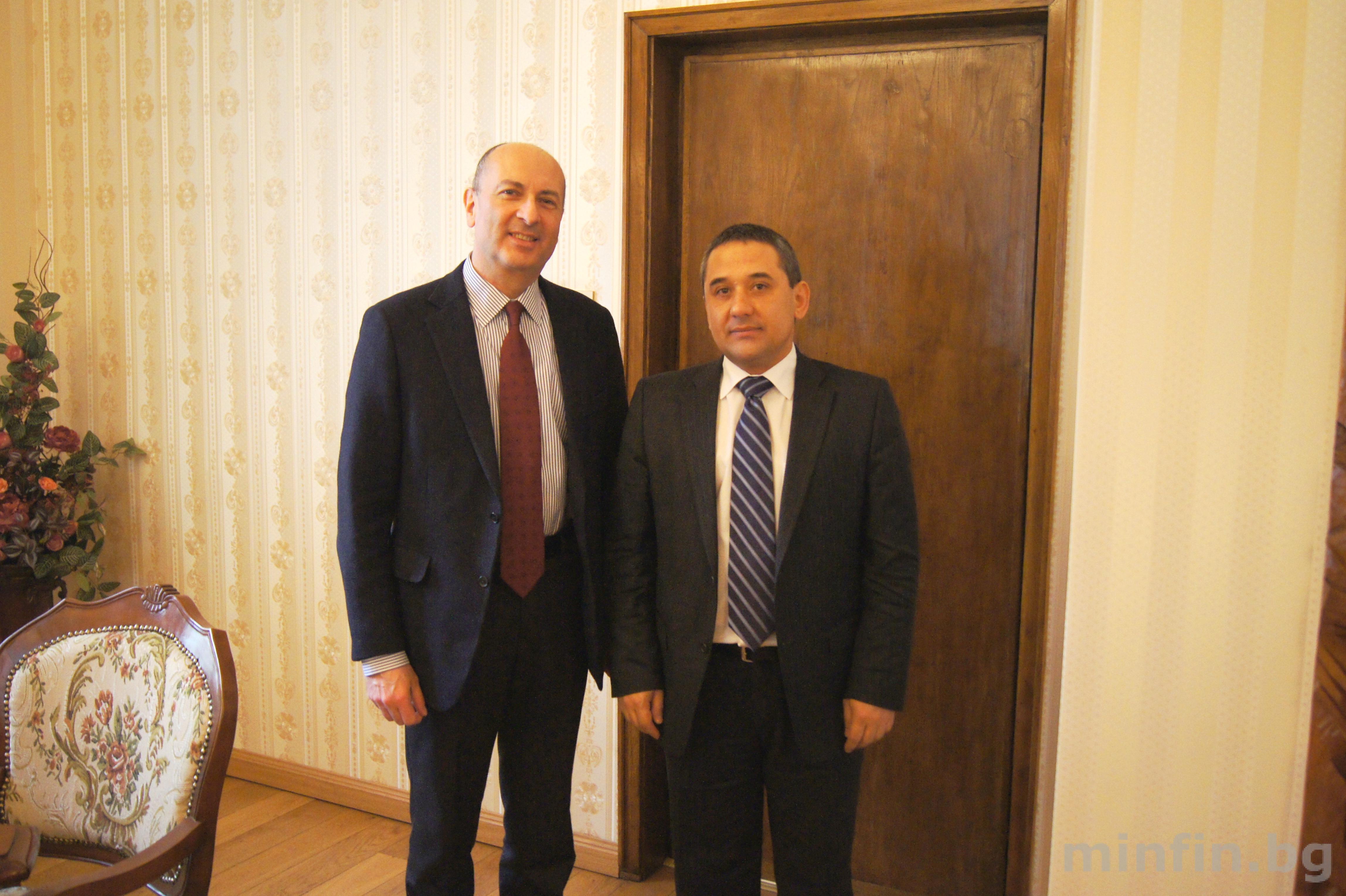 MINISTER OF FINANCE KALIN HRISTOV MET WITH THE SECRETARY GENERAL OF THE EUROPEAN BANK FOR RECONSTRUCTION AND DEVELOPMENT ENZO QUATTROCIOCCHE