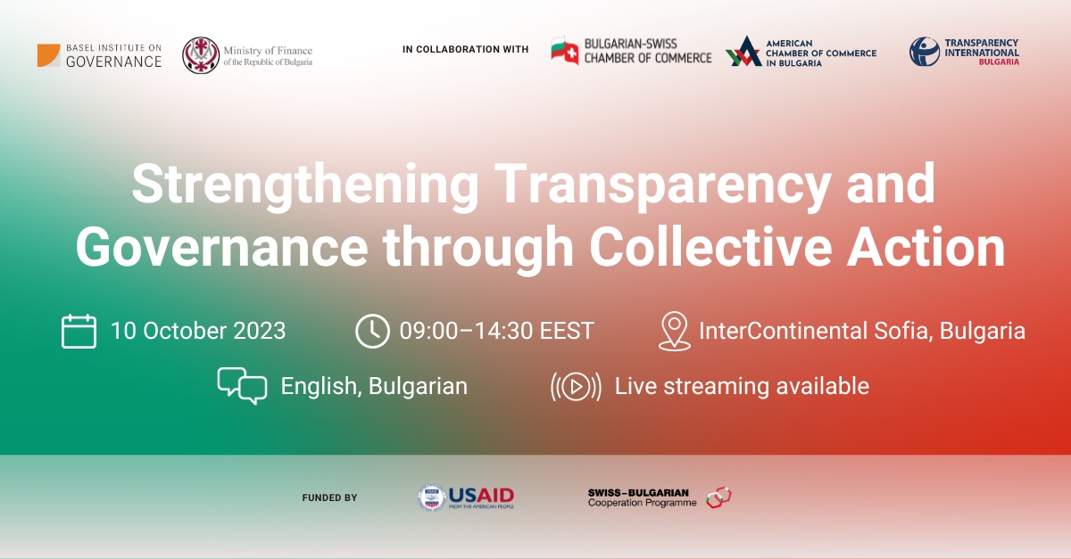 Програма на форума „Засилване на прозрачността и управлениетo чрез колективни действия в България“